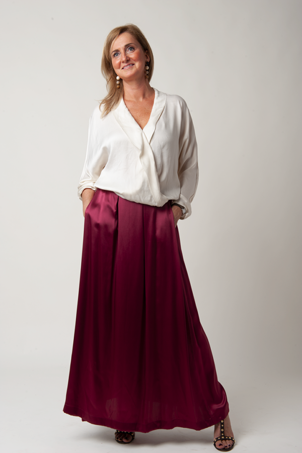 Gonna Valentina lunga pura seta Liberty - Image 8